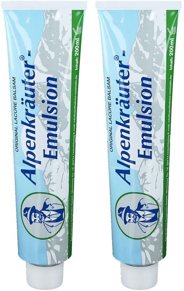 Alpenkräuter Emulsion Lacure 2x 2x200 ml