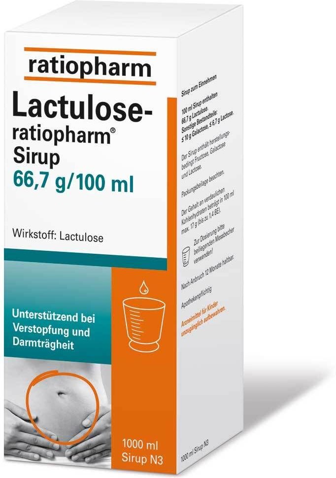 Thumbnail - LACTULOSE-ratiopharm Sirup 1000 ml