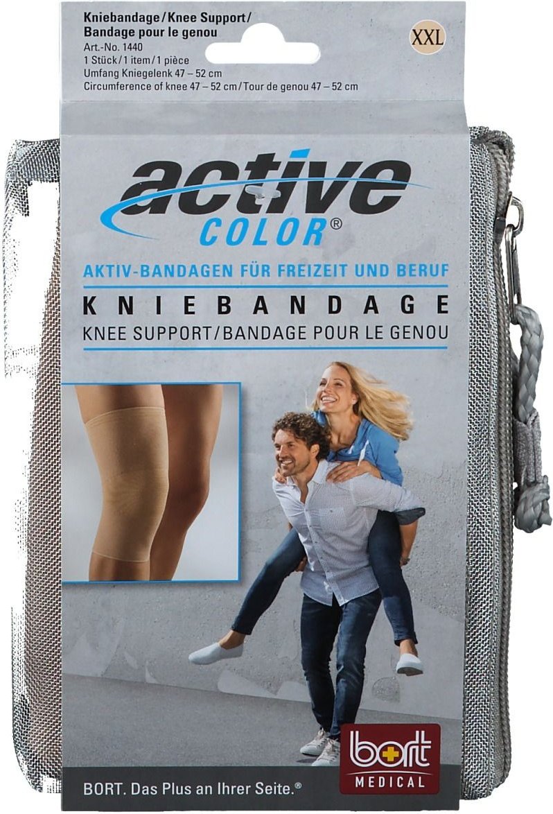 Bort ActiveColor Kniebandage XXL haut 1 St Bandage(s)