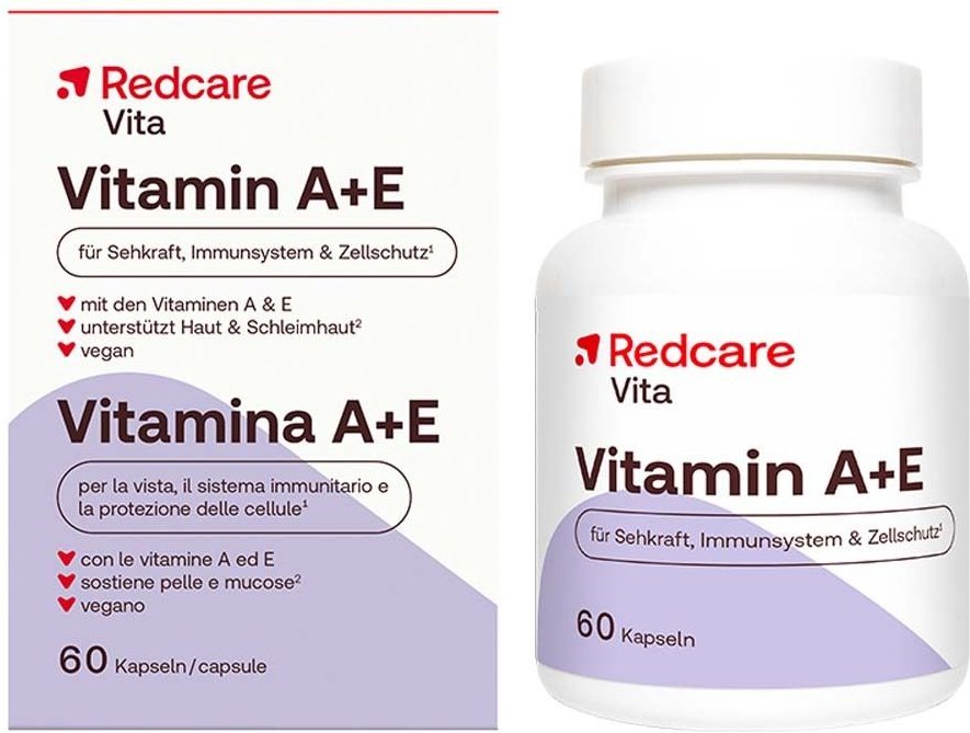 Redcare Vita Vitamin A + E 60 St Kapseln