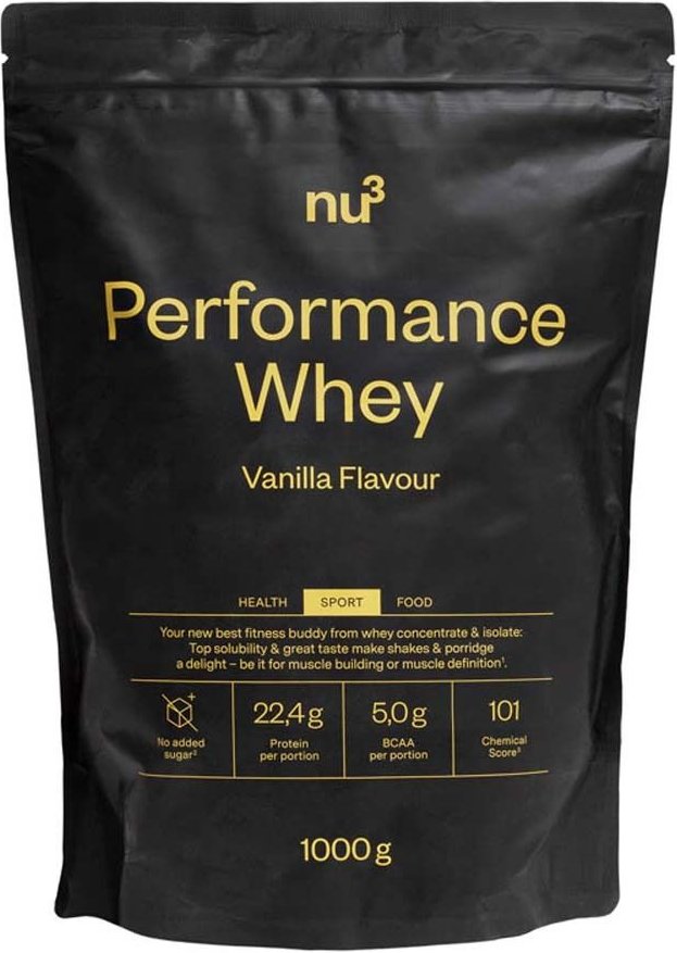 nu3 Performance Whey, Vanille, Pulver 1000 g