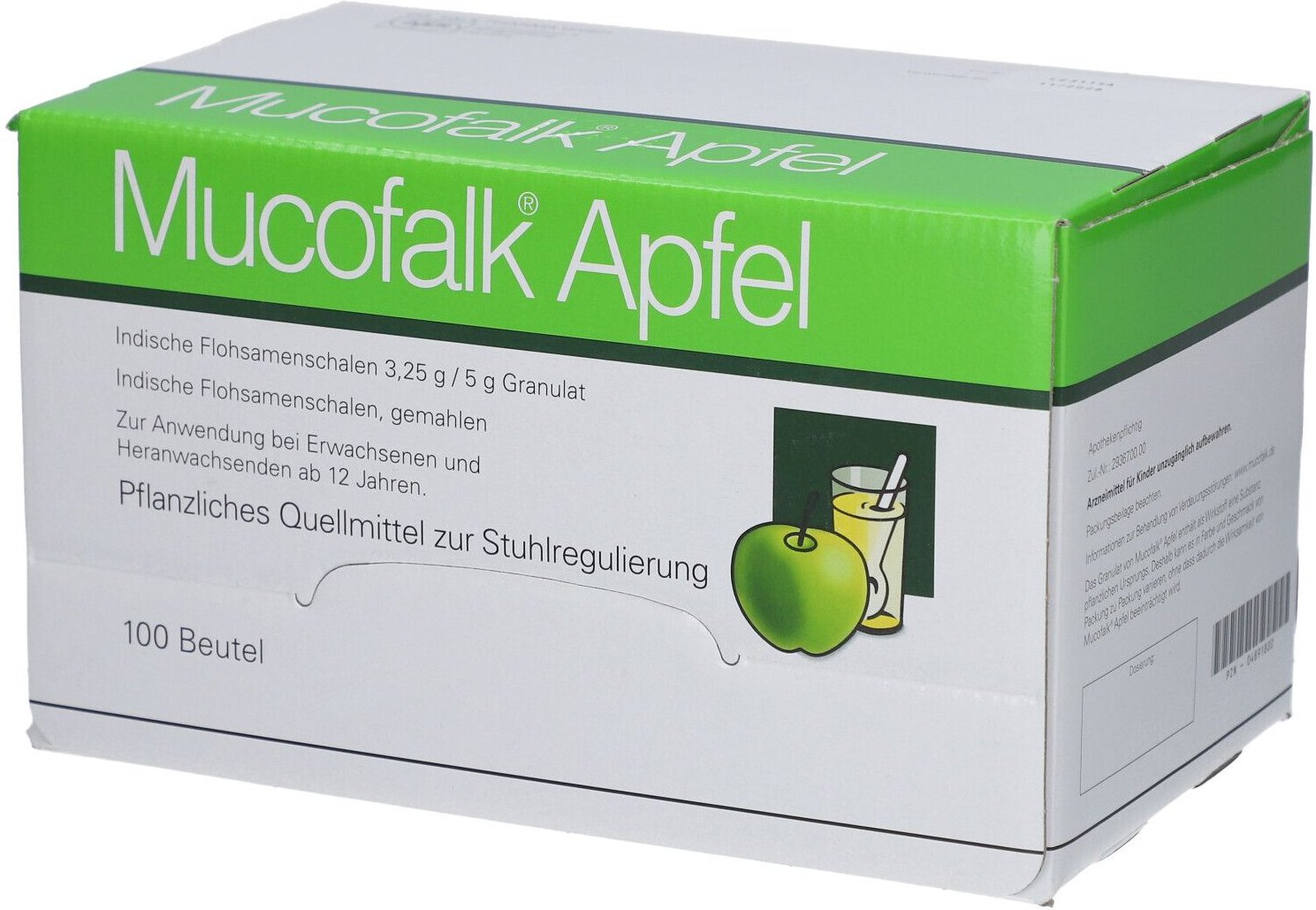 Mucofalk Apfel Gran.z.Herst.e.Susp.z.Einn.Beutel 100 St Granulat zur Herstellung einer Susp. zum Einnehmen
