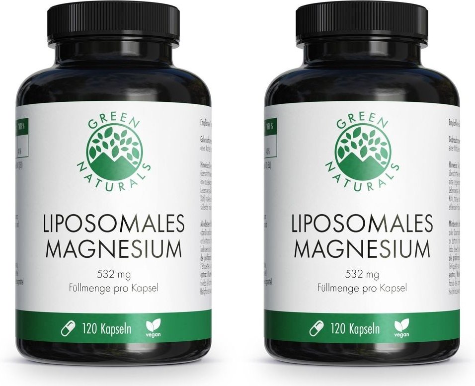 Green Naturals Magnesiumcitrat liposomal veg.Kaps. 2x 2x120 St Kapseln