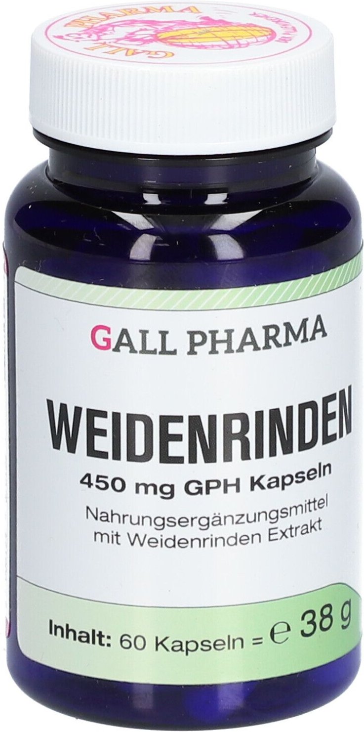 Weidenrinden 450 mg GPH Kapseln 60 St