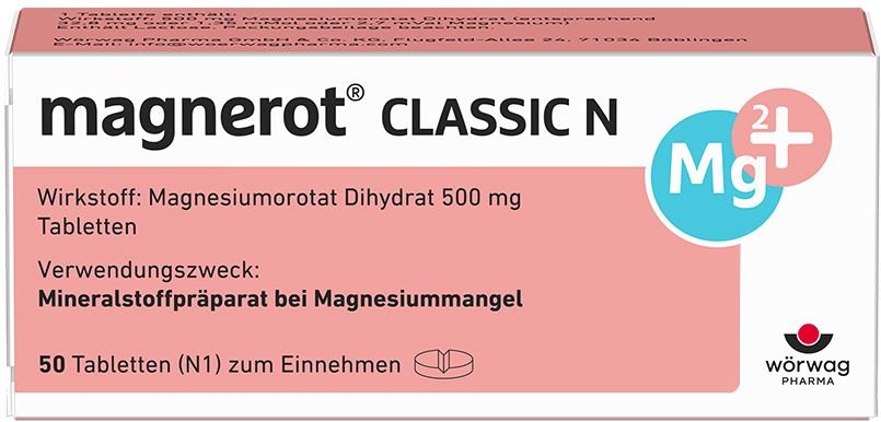 Magnerot Classic N Tabletten 50 St
