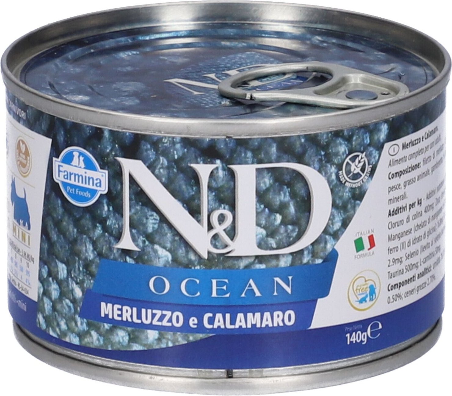 N&D DOG Ocean SEA Bass&Squ140G 140 g Futter