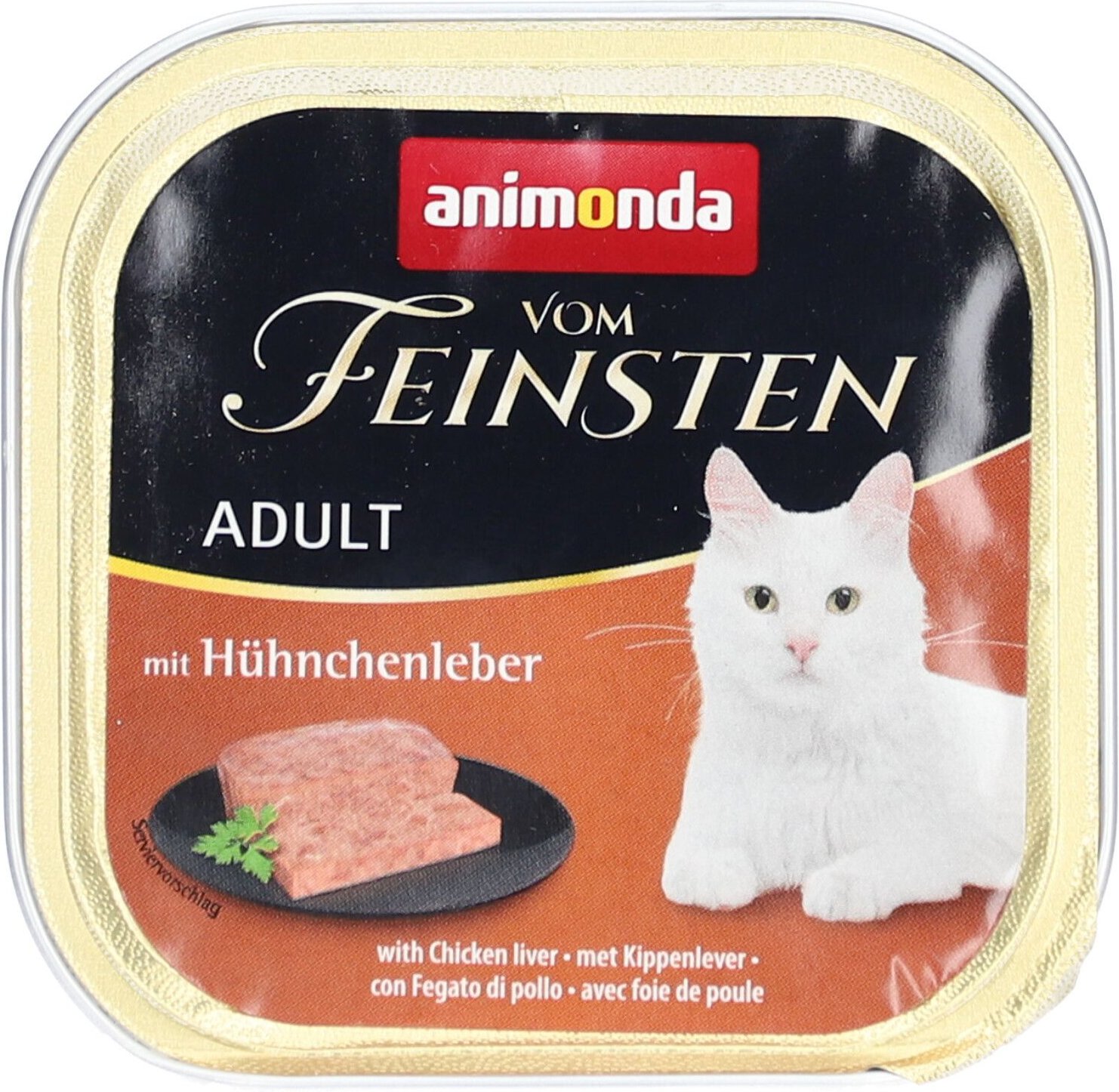 Animonda Vom Feinsten mit Hühnchenleber für Katzen 100 g Futter