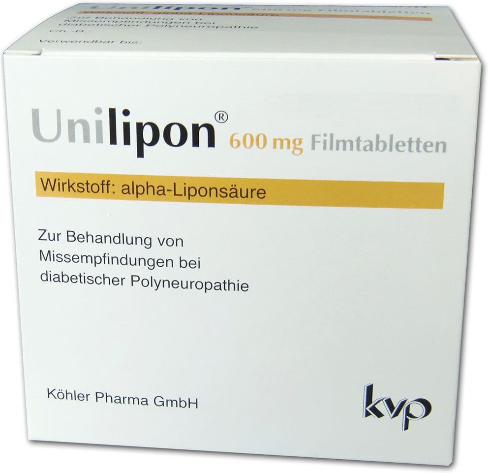 Unilipon 600 mg Filmtabletten