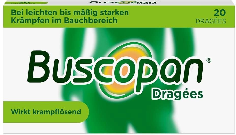 Buscopan Dragees 20 St Überzogene Tabletten