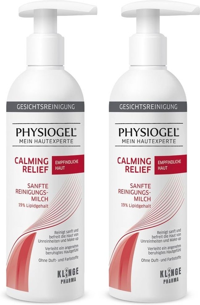 Physiogel Calming Relief sanfte Reinigungsmilch 2x 2x200 ml Milch