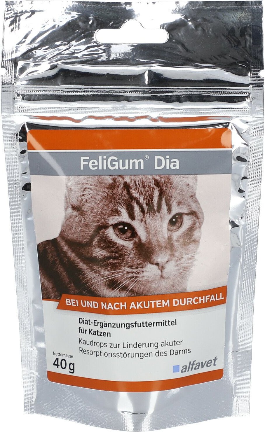Feligum Dia Kaudrops f.Katzen 40 g Kautabletten