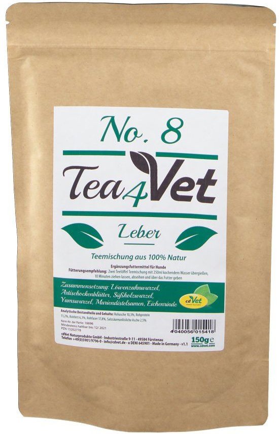 Tea4Vet No.8 Leber f.Hunde 150 g Tee