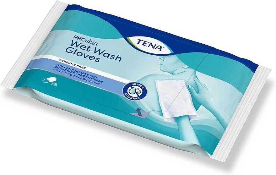 Tena WET Wash Glove PF x5 5x8 St Handschuhe