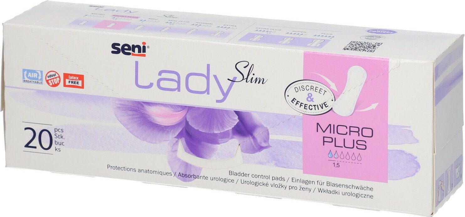 Seni Lady Slim Inkontinenzeinlage micro plus 20 St Einlagen