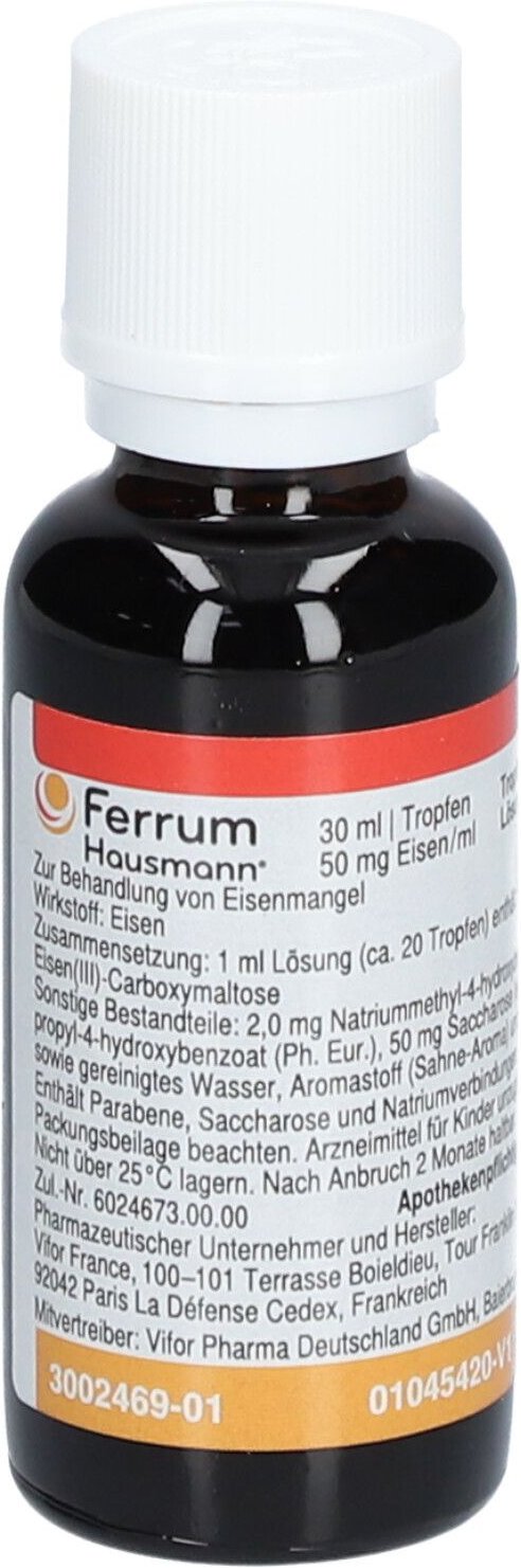 Ferrum Hausmann Tropfen zum Einnehmen 30 ml