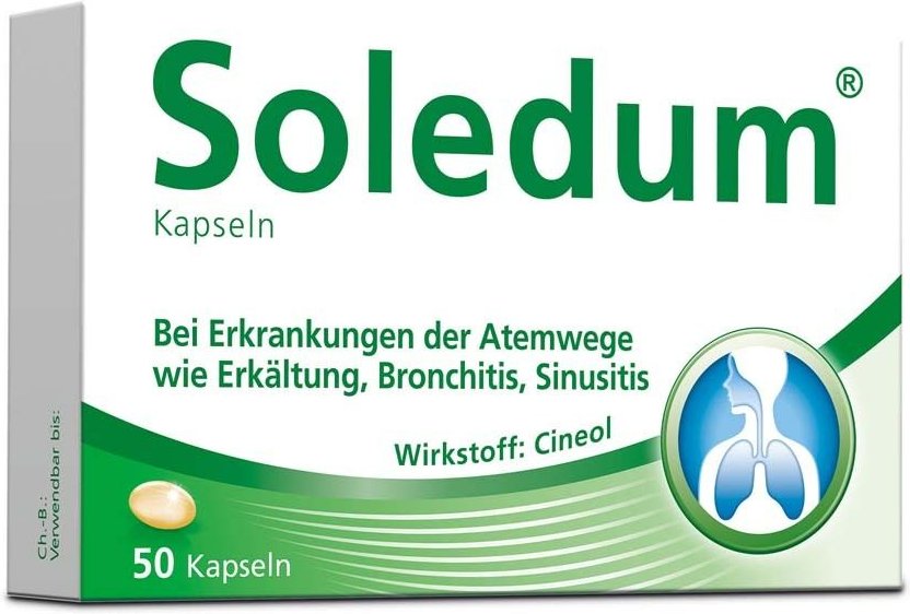Soledum 100 mg magensaftresistente Kapseln 50 St magensaftresistent