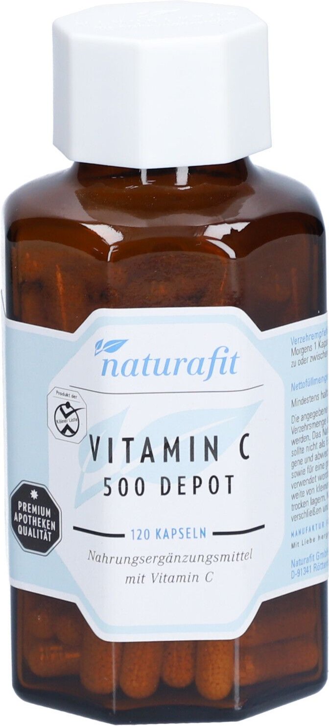 Naturafit Vitamin C 500 Depot Kapseln 120 St