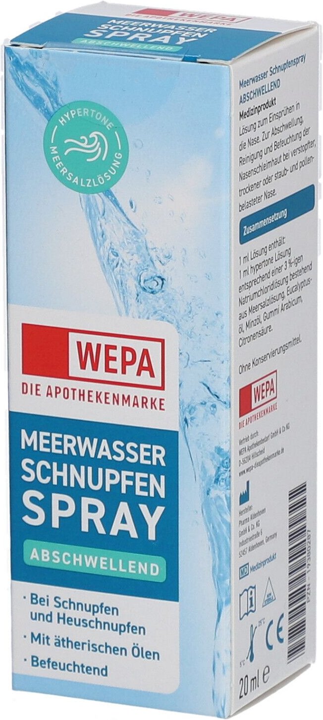 Thumbnail - Wepa Meerwasser Schnupfenspray abschwellend 1x20 ml Spray