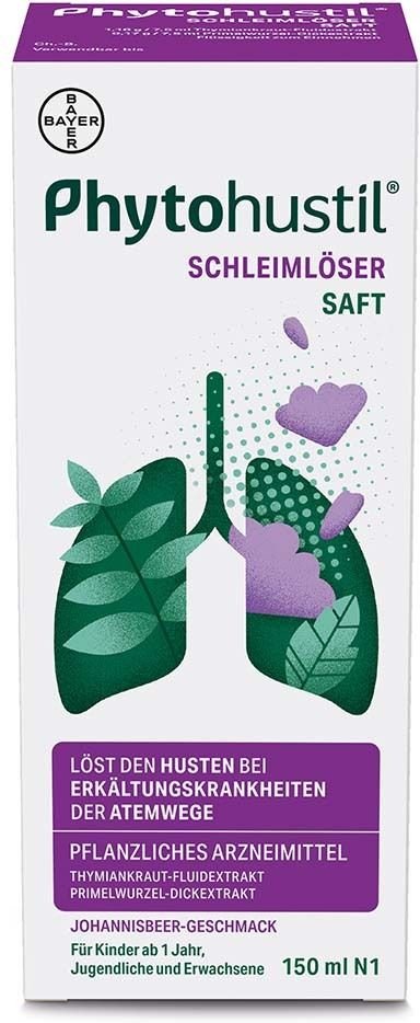 Phytohustil Schleimlöser Saft 150 ml Flüssigkeit zum Einnehmen