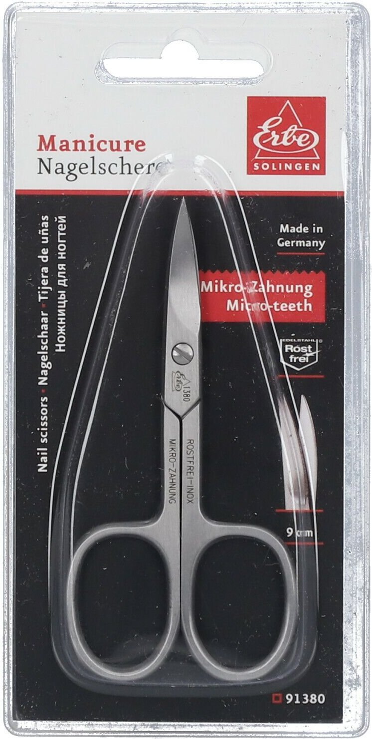 Thumbnail - Erbe Nagelschere Kullenblatt 9 cm Inox 1 St Schere