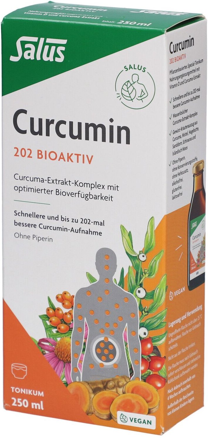 Curcumin 202 Bioaktiv Tonikum Salus 250 ml