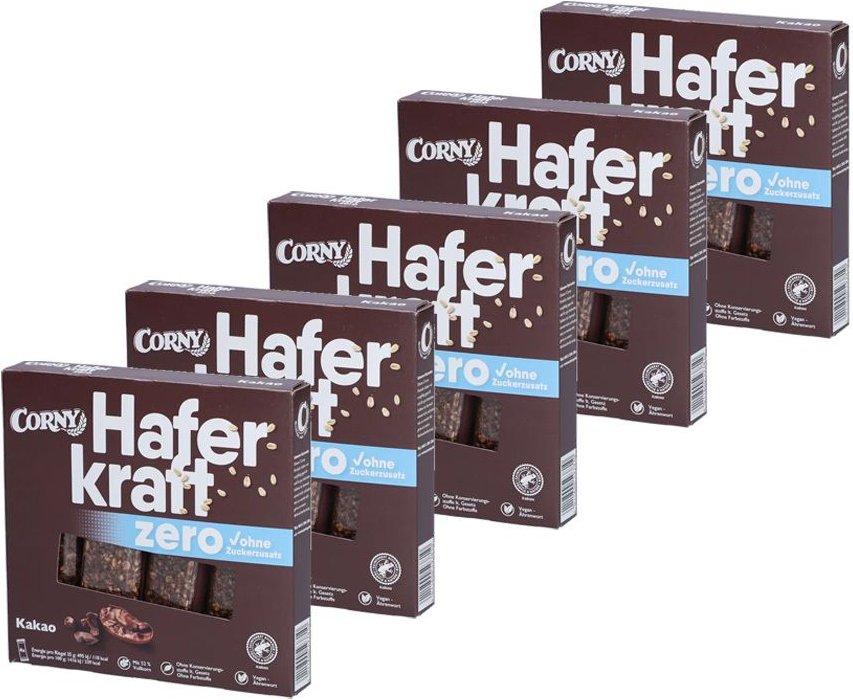 Corny Haferkraft Zero Faltschachtel kakao x10 10x4 St Riegel