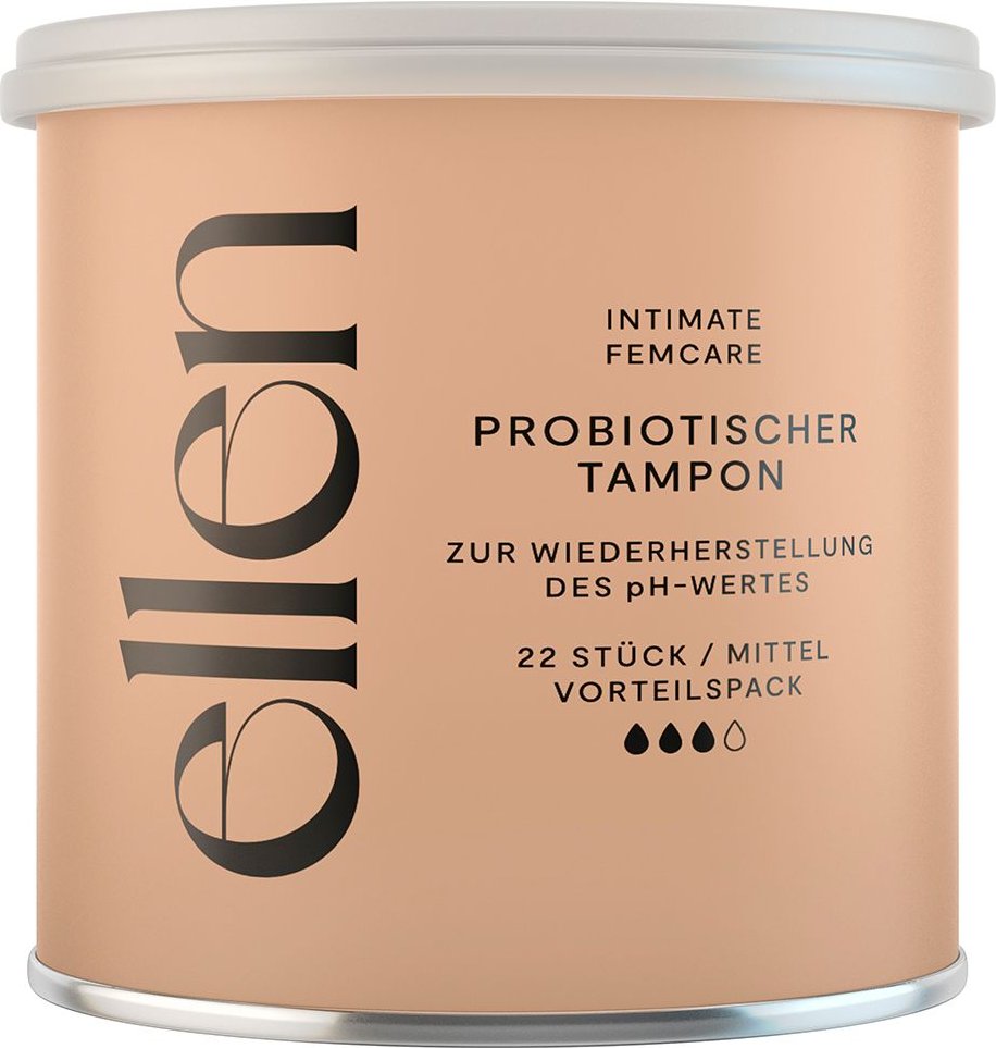 Ellen probiotischer Tampon mittel ECO 22 St