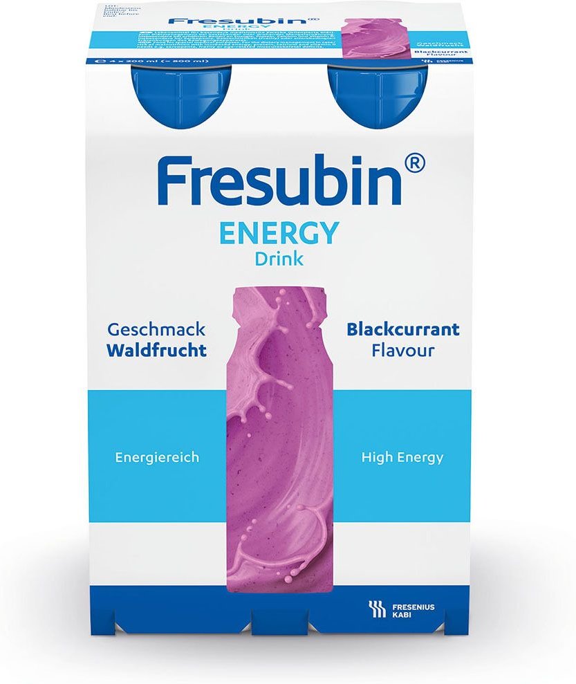 Thumbnail - Fresubin Energy Drink Waldfrucht Trinkflasche 4x200 ml Lösung