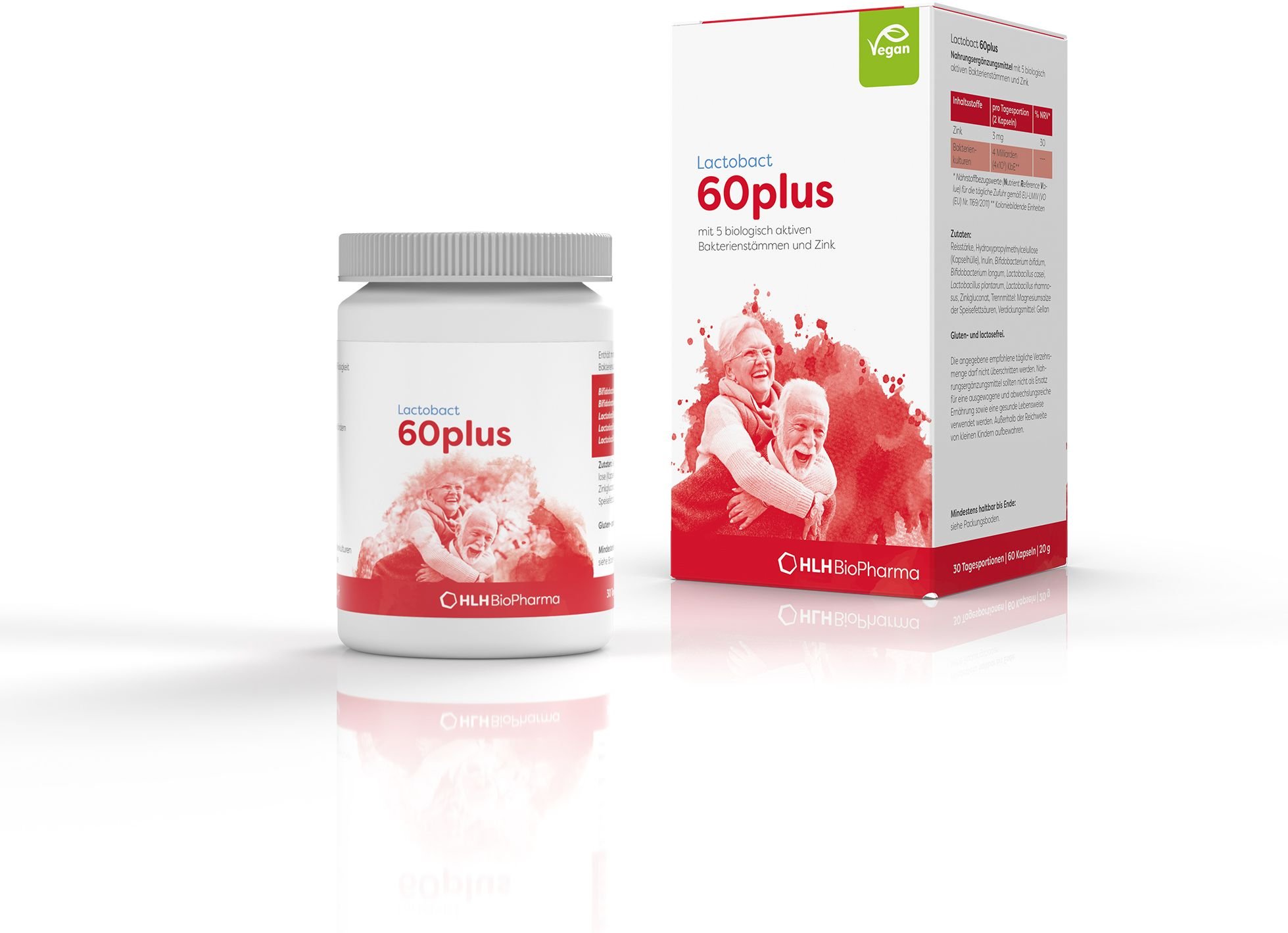 Lactobact 60plus magensaftresistente Kapseln 60 St magensaftresistent