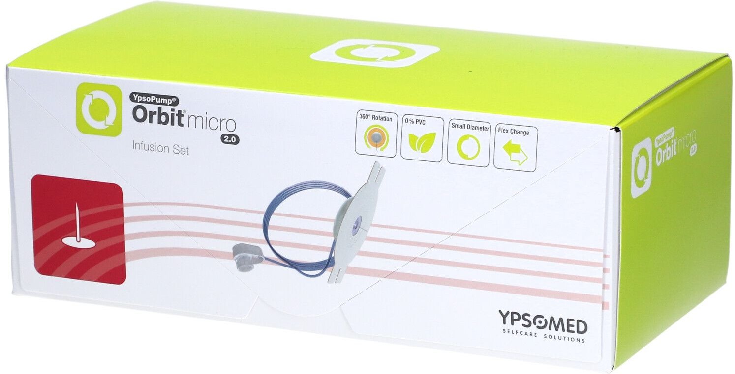Mylife YpsoPump Orbitmicro 2.0 5,5mm/45cm Inf.-Set 10 St Infusionsset