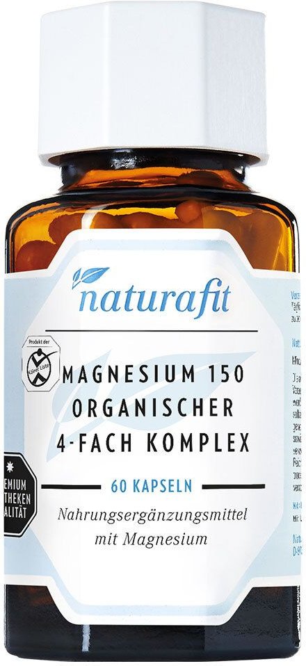 Thumbnail - Naturafit Magnesium 150 organischer 4-fach Komplex 60 St Kapseln