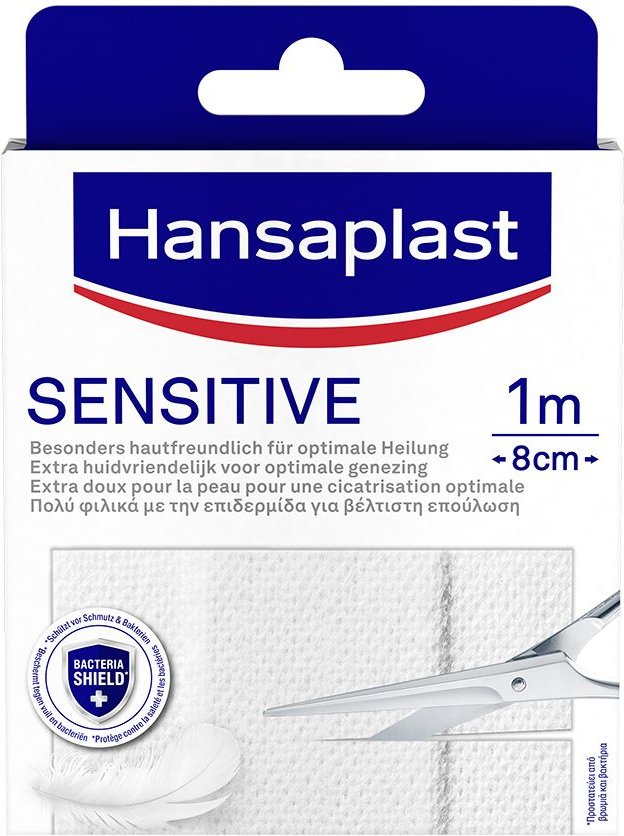 Hansaplast Sensitive Pflaster hypoallergen 8 cmx1 m