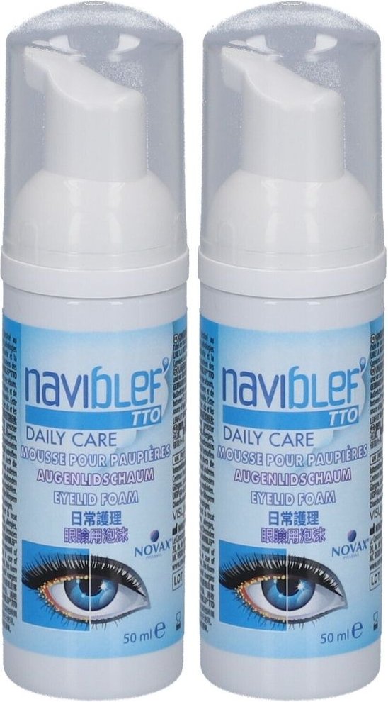 Naviblef TTO Daily Care x2 2x50 ml Schaum