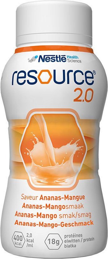 Resource 2.0 Ananas-Mango 6x4x200 ml Flüssigkeit
