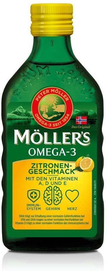 Möller's Omega-3 Zitrone Öl 250 ml