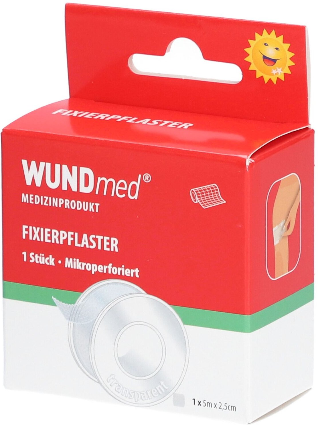 Thumbnail - Fixierpflaster 2,5 cmx5 m transparent 1 St Pflaster