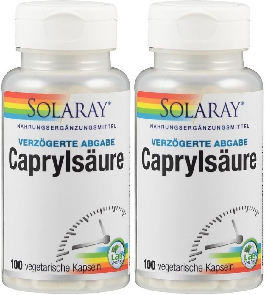 Caprylsäure Solaray Kapseln 2x 2x100 St