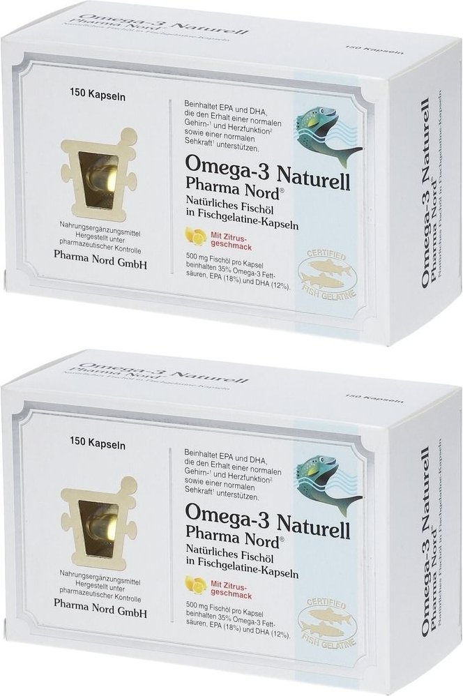 Omega 3 Naturell x2 2x150 St Kapseln