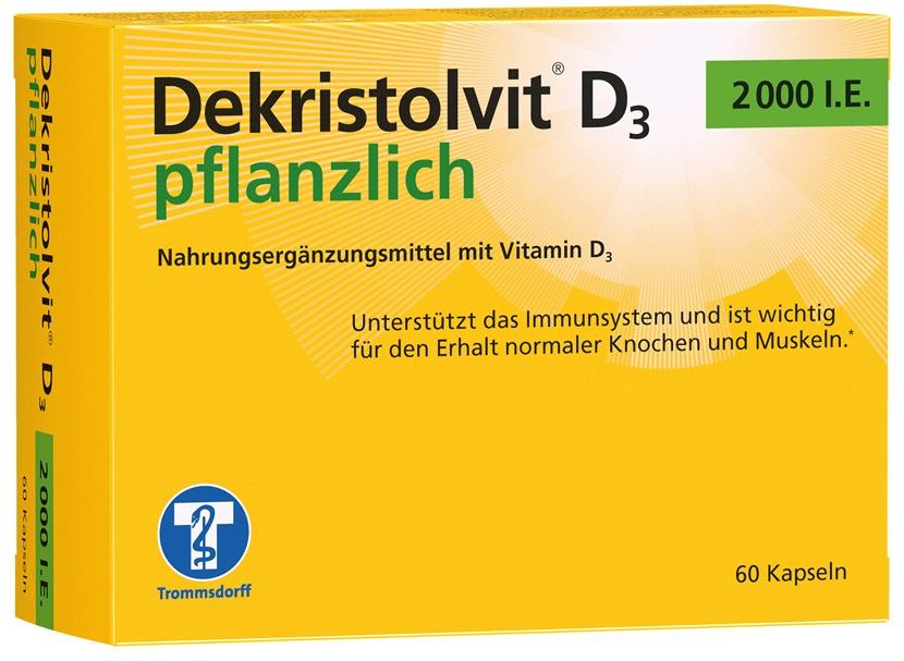 Thumbnail - Dekristolvit D3 2000 I.E. pflanzlich Kapseln