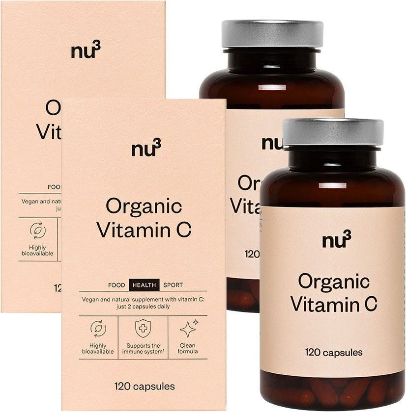 nu3 Premium Bio Vitamin C Doppelpack 2x120 St Kapseln