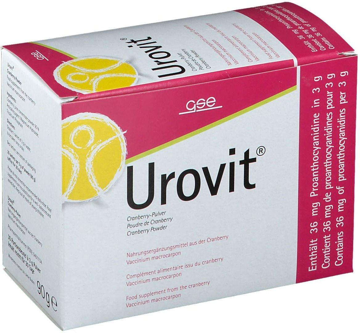 GSE Urovit Cranberry Pulver 30x3 g