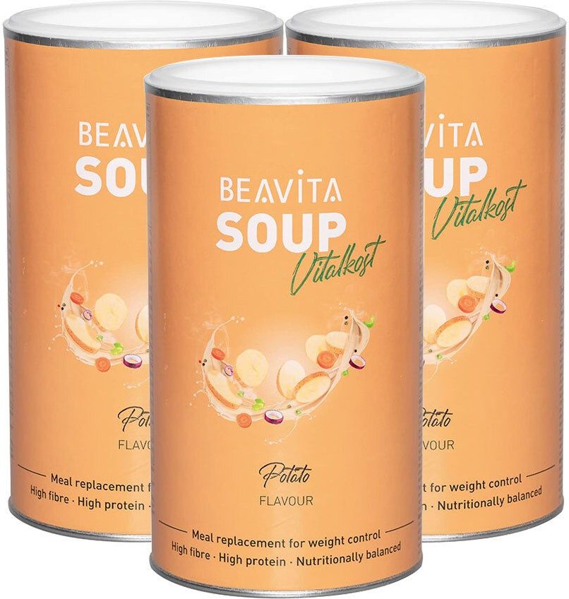 3 x Beavita Vitalkost Plus, Kartoffelsuppe 3x540 g Pulver
