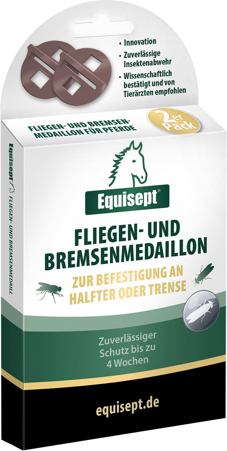 Equisept Fliegen- u.Bremsenmedaillon f.Pferde 2 St Sonstige