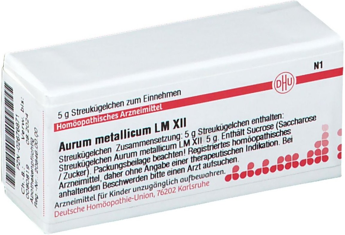 Aurum Metallicum LM XII Globuli 5 g