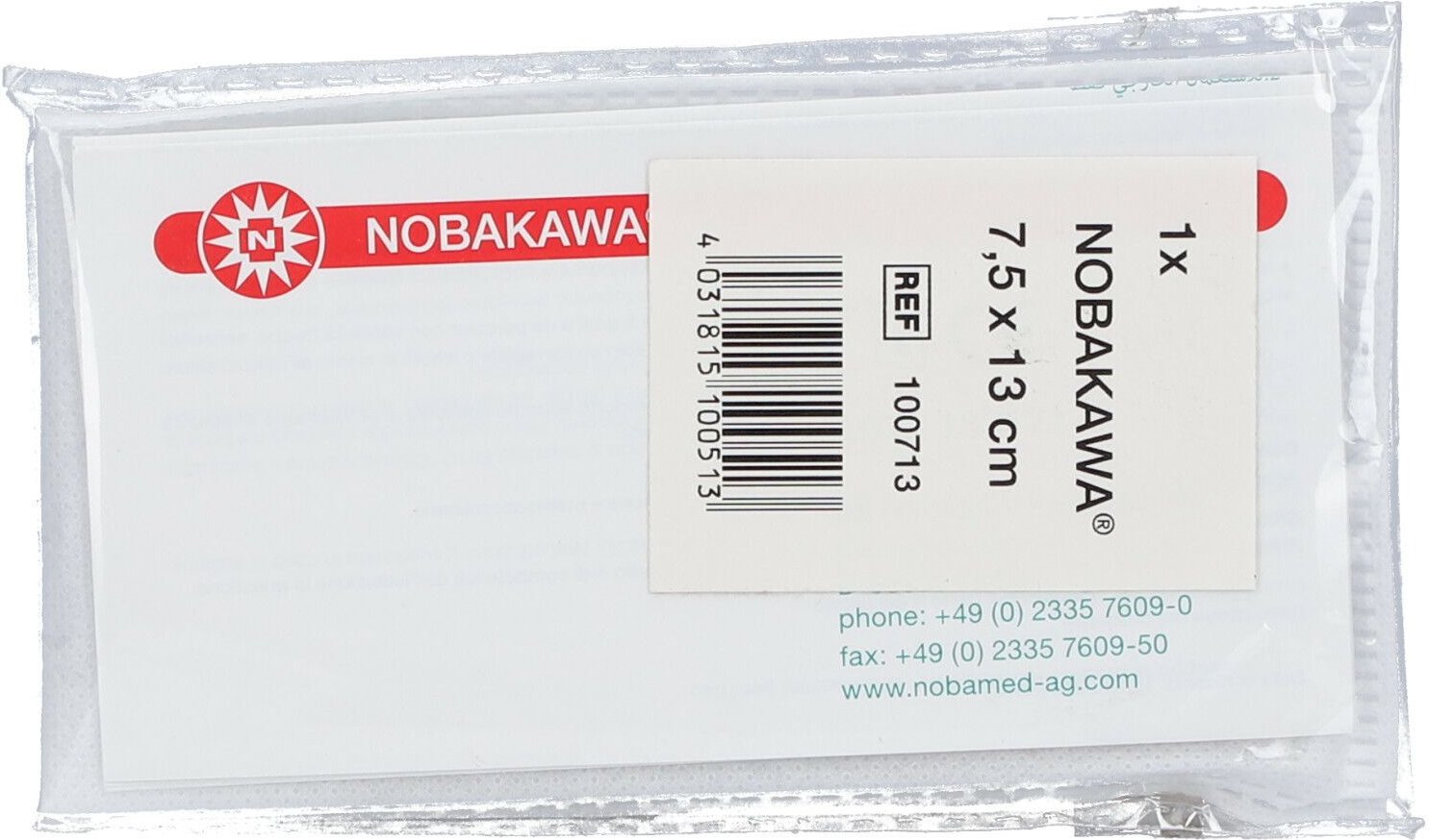 Nobakawa Kalt/Warm Kompresse 7,5x13 cm 1 St Kompressen