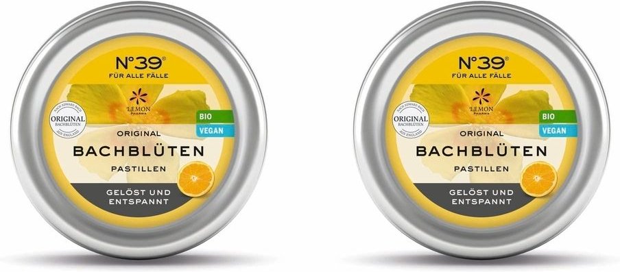 Bachblueten Notfall No39 Bio x2 2x45 g Pastillen