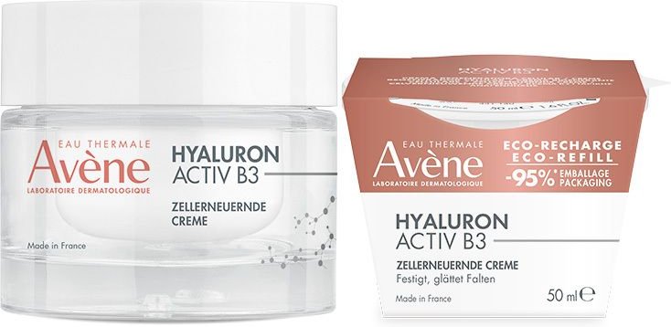 Avène Hyaluron Activ B3 Zellerneuernde Creme + Crem 2x50 ml