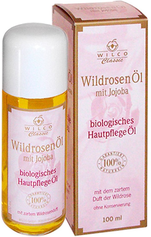 Wildrosenöl 100% naturrein m.Jojoba 100 ml Ätherisches Öl