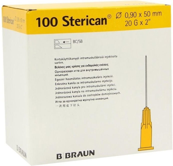 Sterican Einmalkanüle 20 G 50 mm 100 St Kanüle