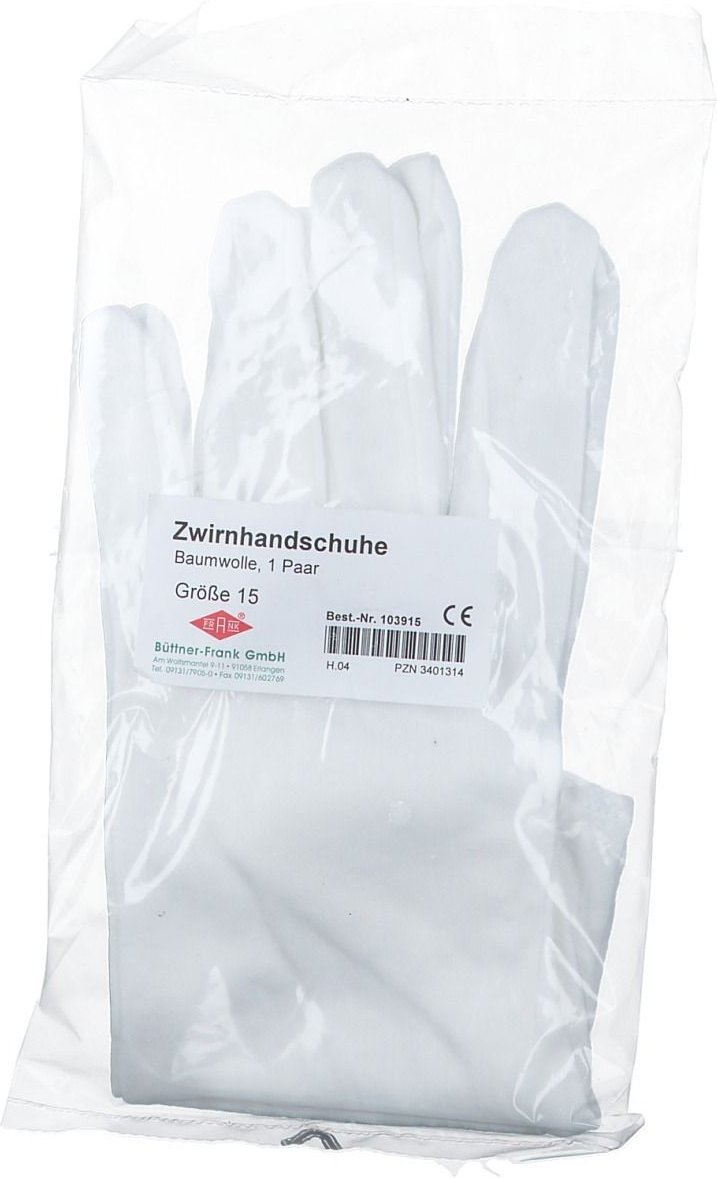 Handschuhe OP Baumwolle Gr.15 2 St